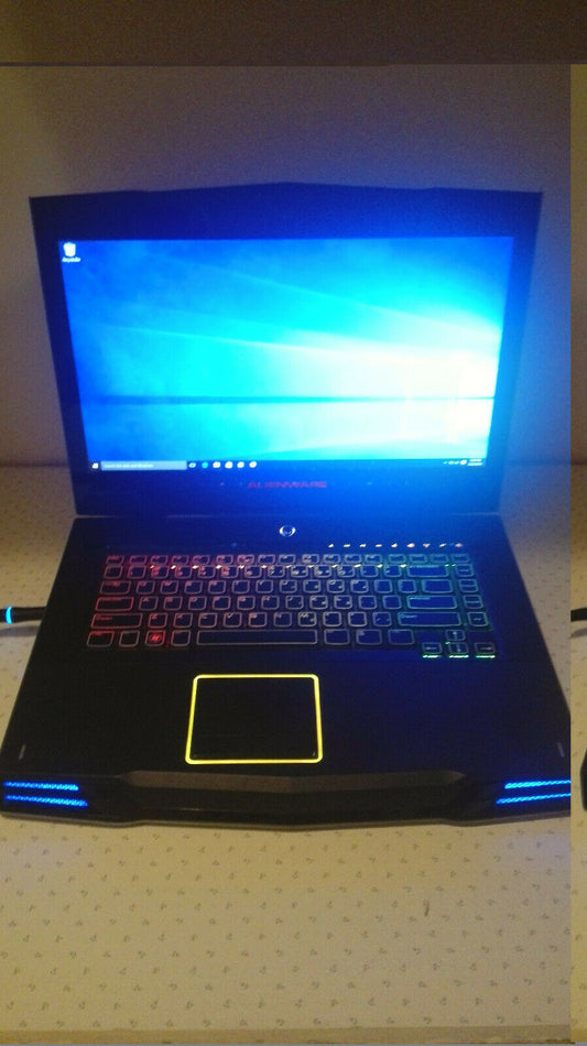 Alienware m15x i7 Q720 8gb Ram 240gb SSD Win10 Gaming Laptop PC 15" Nvidia 240M